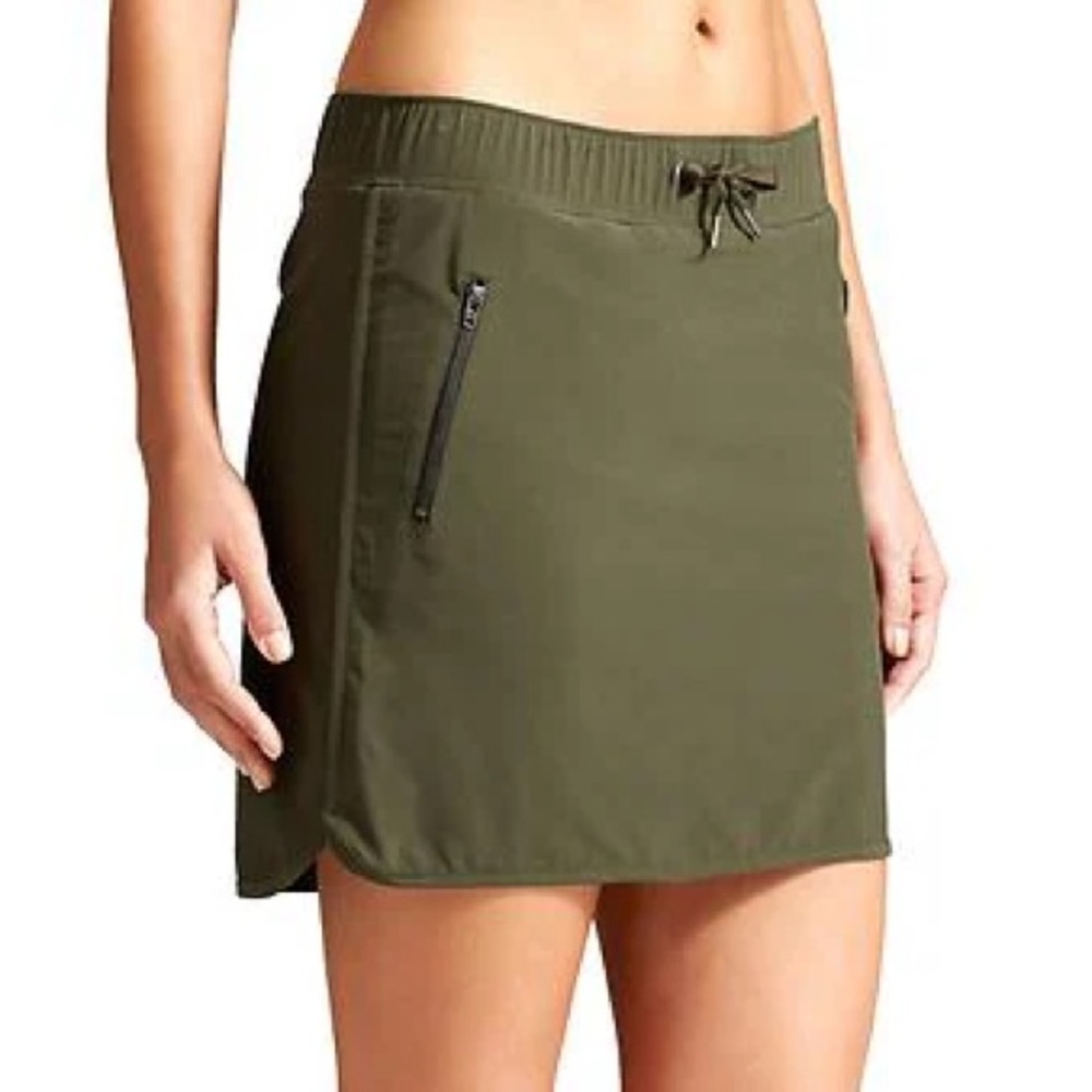 Athleta Stretch-In Skirt (Skort) | Forest Green